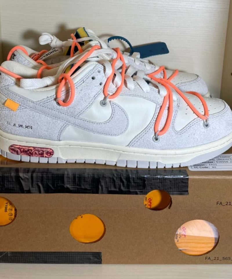 抽選・定価販売／送料込み】Off-White﻿﻿﻿﻿﻿™ × NIKE DUNK LOW /