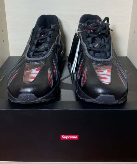 【先着１名様/送料込/国内最安値】新品 NIKE AIR MAX 96 "SUPREME"BLACK/SPEED RED-CLEAR