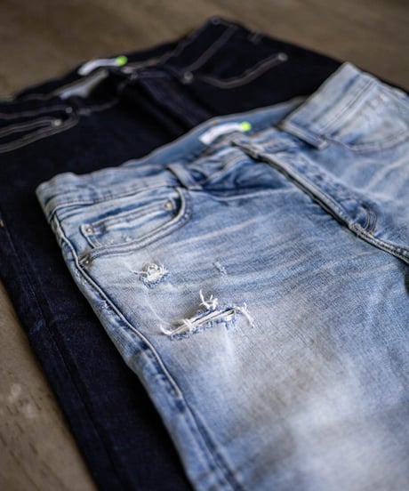 【特許超撥水・令和の虎ご愛用】脚が長く見える神JEANS TYPE-2 /ライトブルー LIGHT BLUE 脚長効果・O脚対策・スタイルアップ・若見え