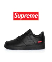 【送料込/最安値】新品 NIKE AIR FORCE 1 LOW BLACK "Supreme®"