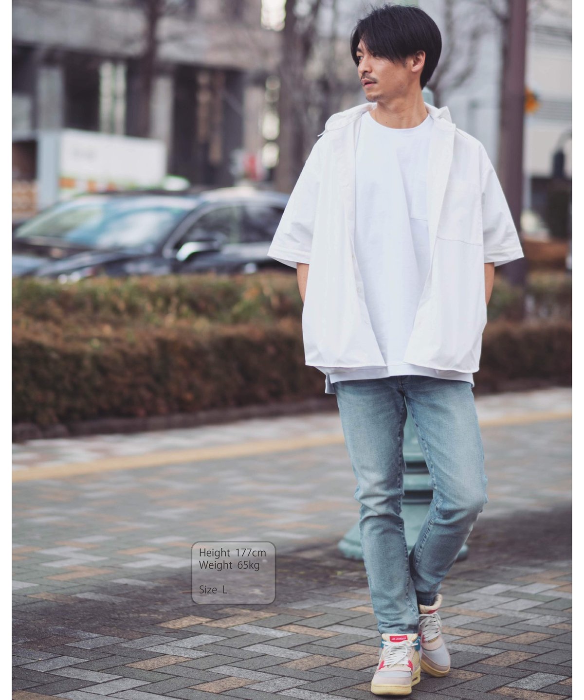 SAMPLE品／1着限定】4,000円お得！THE WISDOM 4WAY SHIRT WH