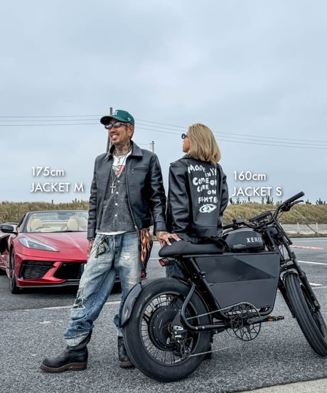 MADE IN YP | RE:LORE『VINTAGE HORSEHIDE RIDERS JACKET』"COME ON COME ON FIGHTER".ver