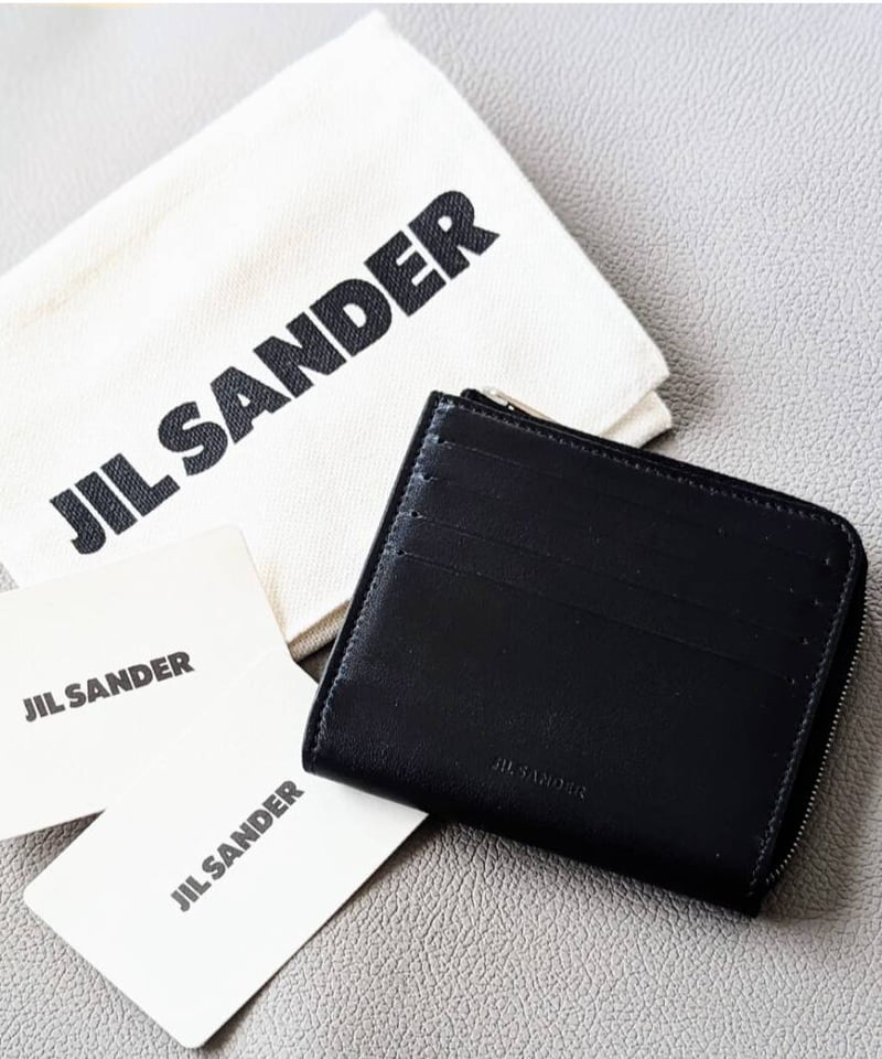 送料込/新品/正規品】JIL SANDER ジル サンダーL字ファスナーミニ