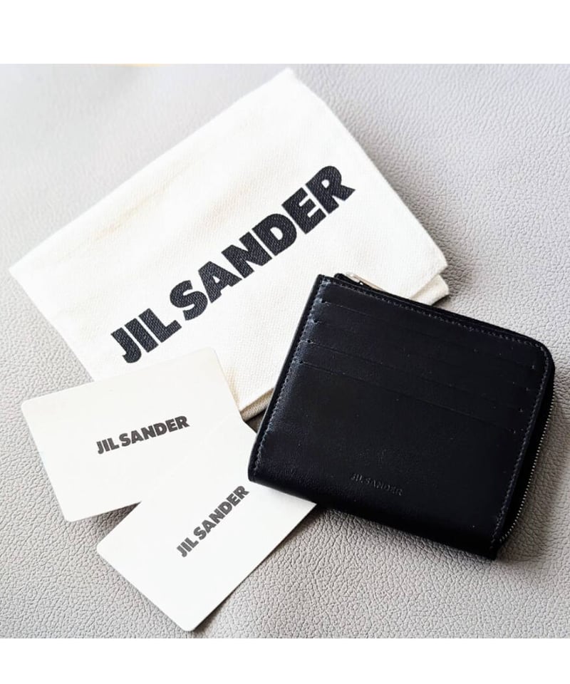 送料込/新品/正規品】JIL SANDER ジル サンダーL字ファスナーミニ