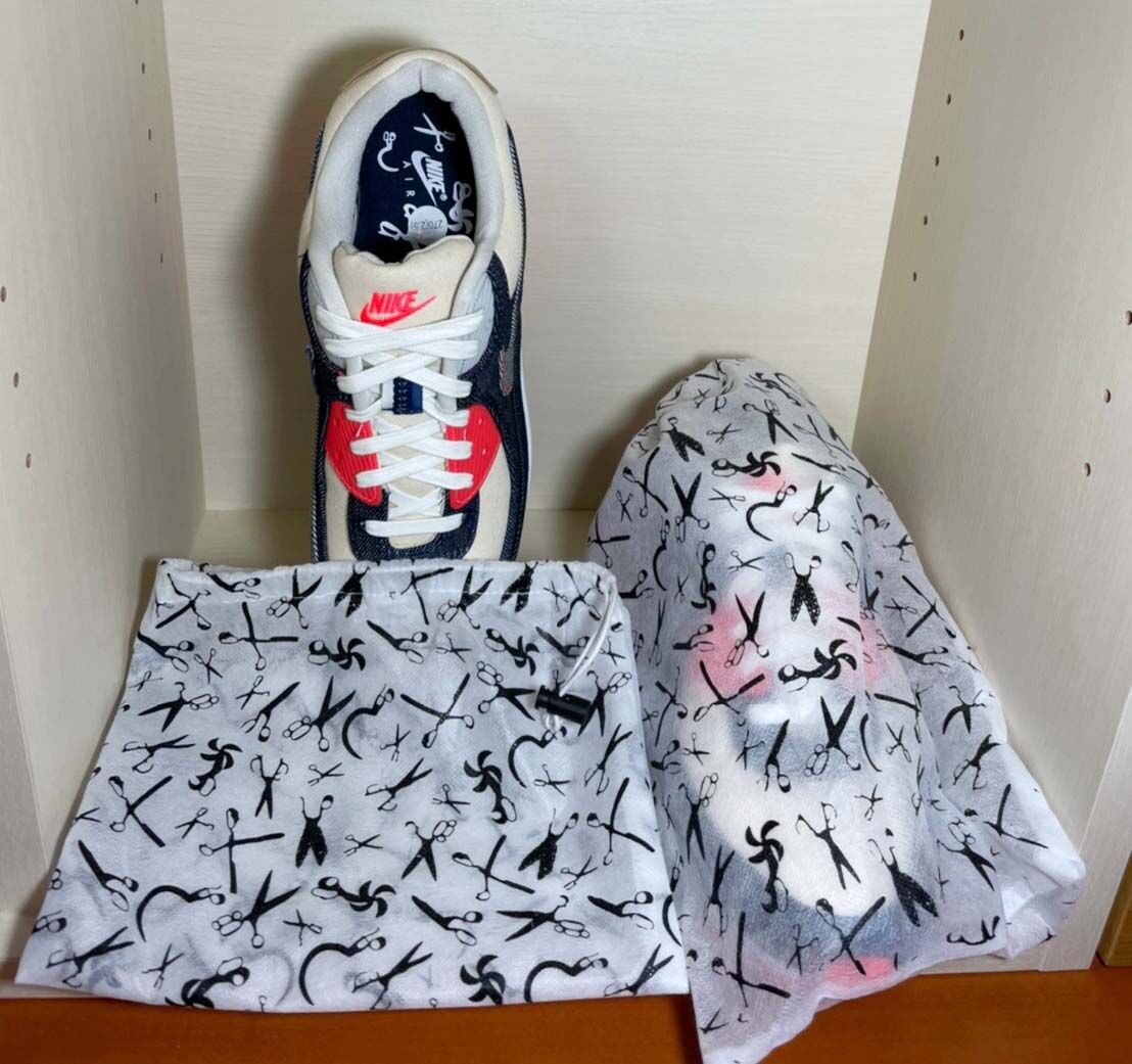 送料込/最安値】新品 NIKE AIR MAX 90 DENHAM DENIM/INFRAR...