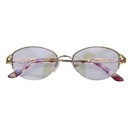 ☆有害な光からしっかりと眼を守る”掛けて歩ける老眼鏡”／AW-363RSC Zealot UV&Blue cut 境目の無い累進多焦点遠近両用シニアグラス（婦人用）
