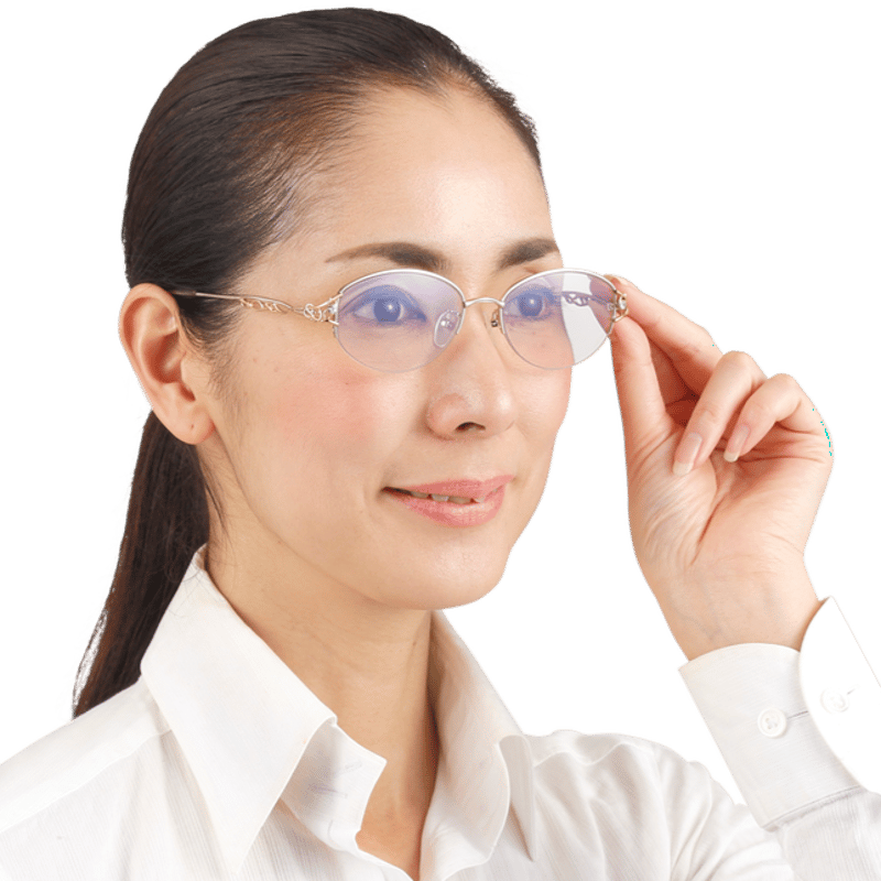 ☆有害な光からしっかりと眼を守る”掛けて歩ける老眼鏡”／AW-363RSC