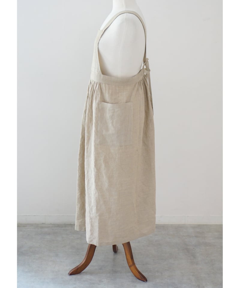ナチュラルエプロン ベージュ | E'PICE