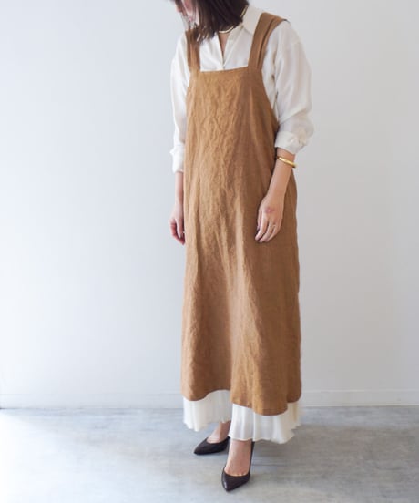 クロスエプロン　限定色キャメル