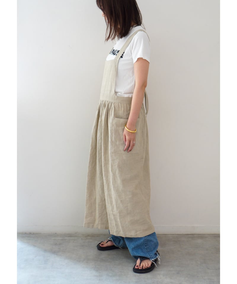 ナチュラルエプロン ベージュ | E'PICE