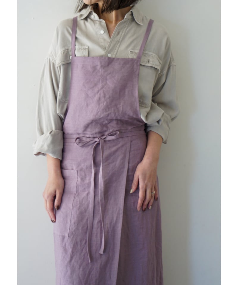 スリットエプロン ラベンダー | E'PICE