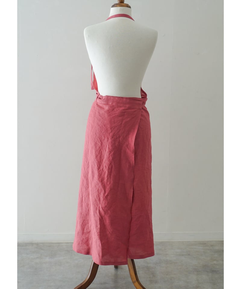 首掛けスリットエプロン ローズピンク | E'PICE