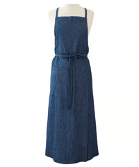 限定デニム　スリットエプロン