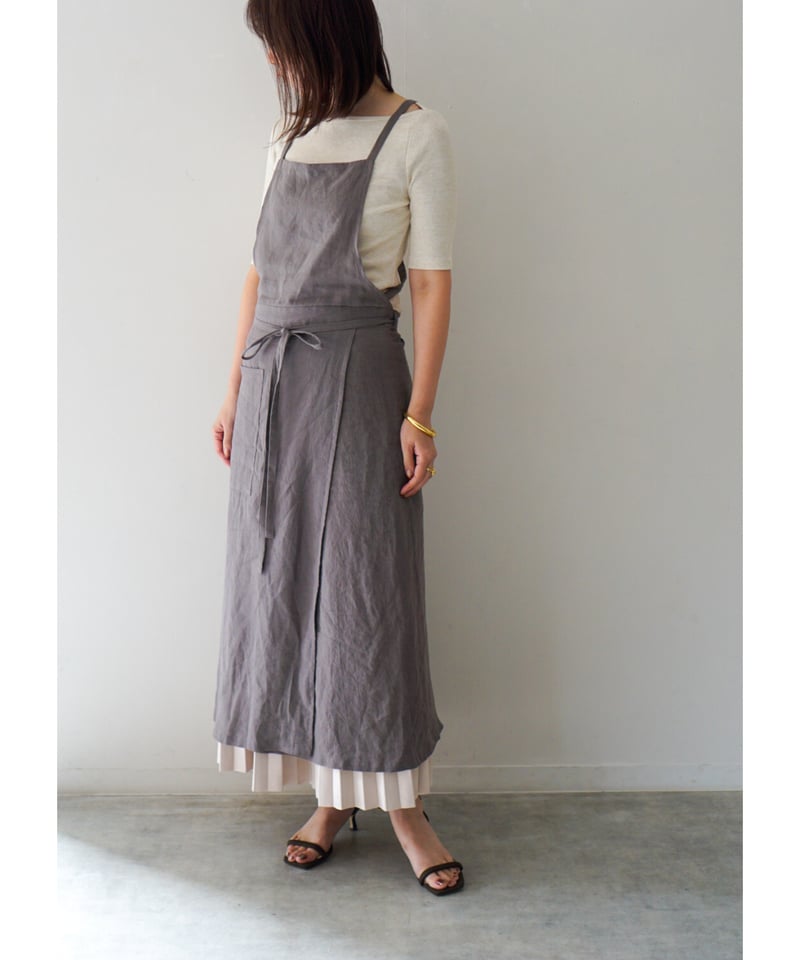 スリットエプロン 2025AW限定色グレーブラウン | E'PICE