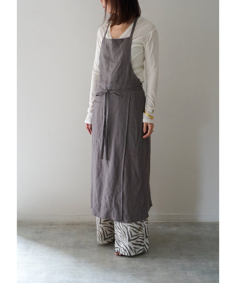 スリットエプロン 限定色グレーブラウン | E'PICE