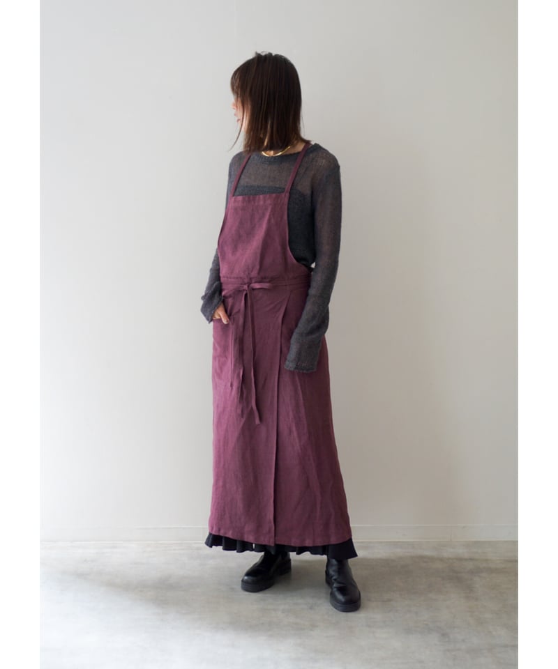 スリットエプロン バーカンディ | E'PICE