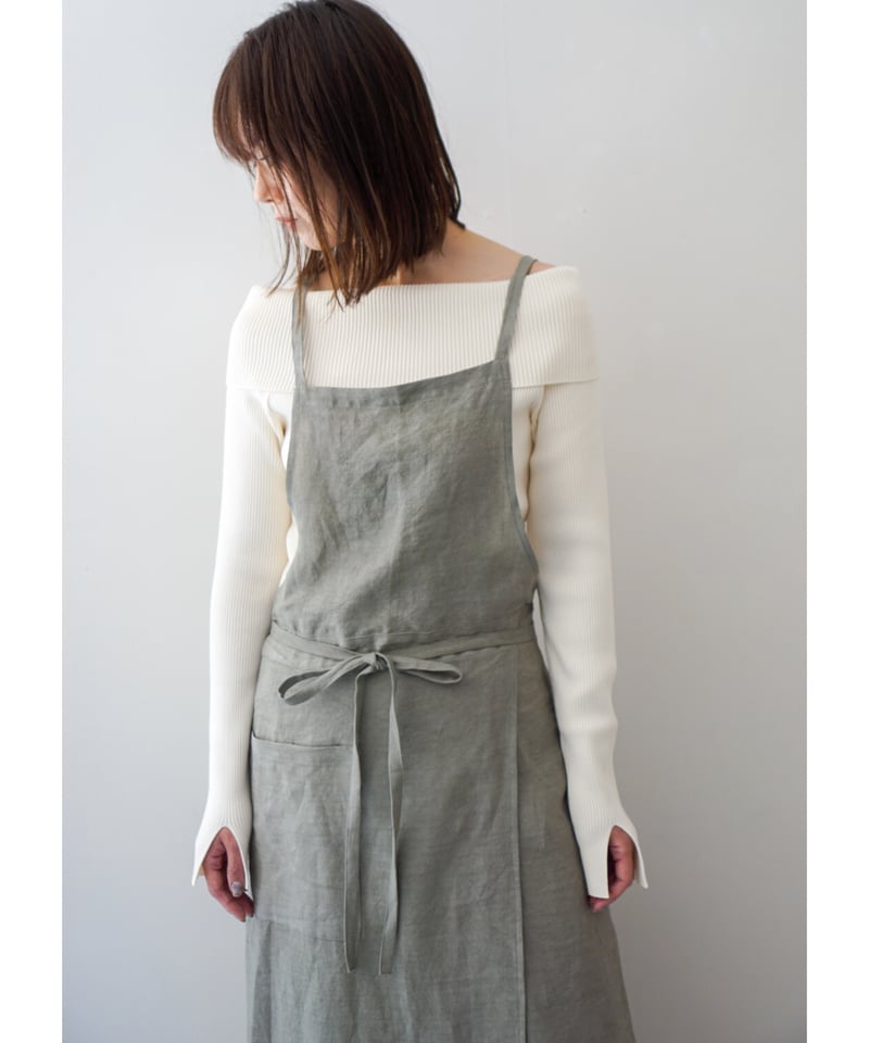 スリットエプロン グレー | E'PICE