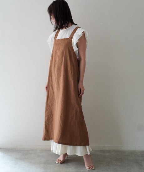 クロスエプロン　限定色キャメル