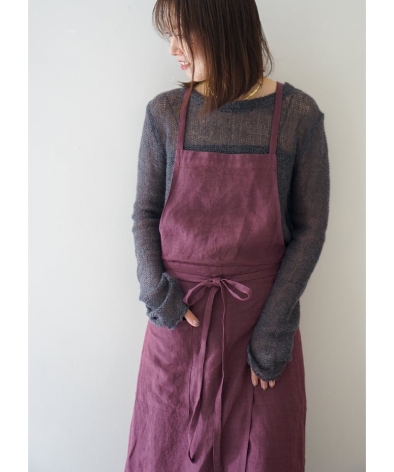 スリットエプロン バーカンディ | E'PICE