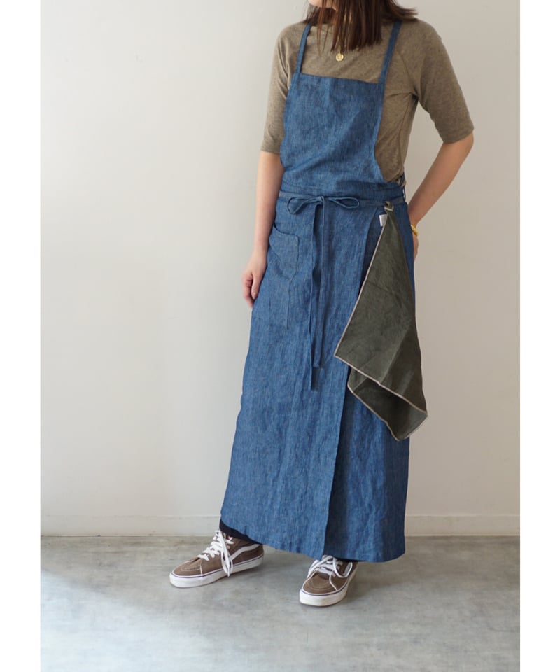 限定デニム スリットエプロン | E'PICE