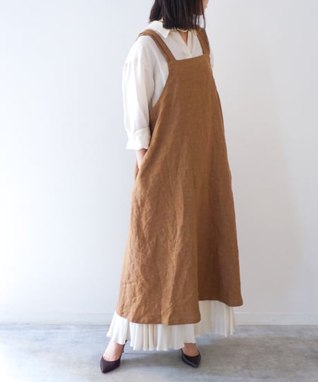 クロスエプロン　限定色キャメル