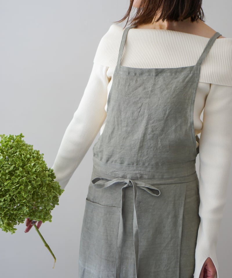 スリットエプロン グレー | E'PICE