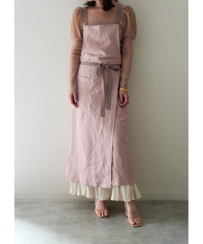 リボンスリットエプロン 限定色サクラ | E'PICE
