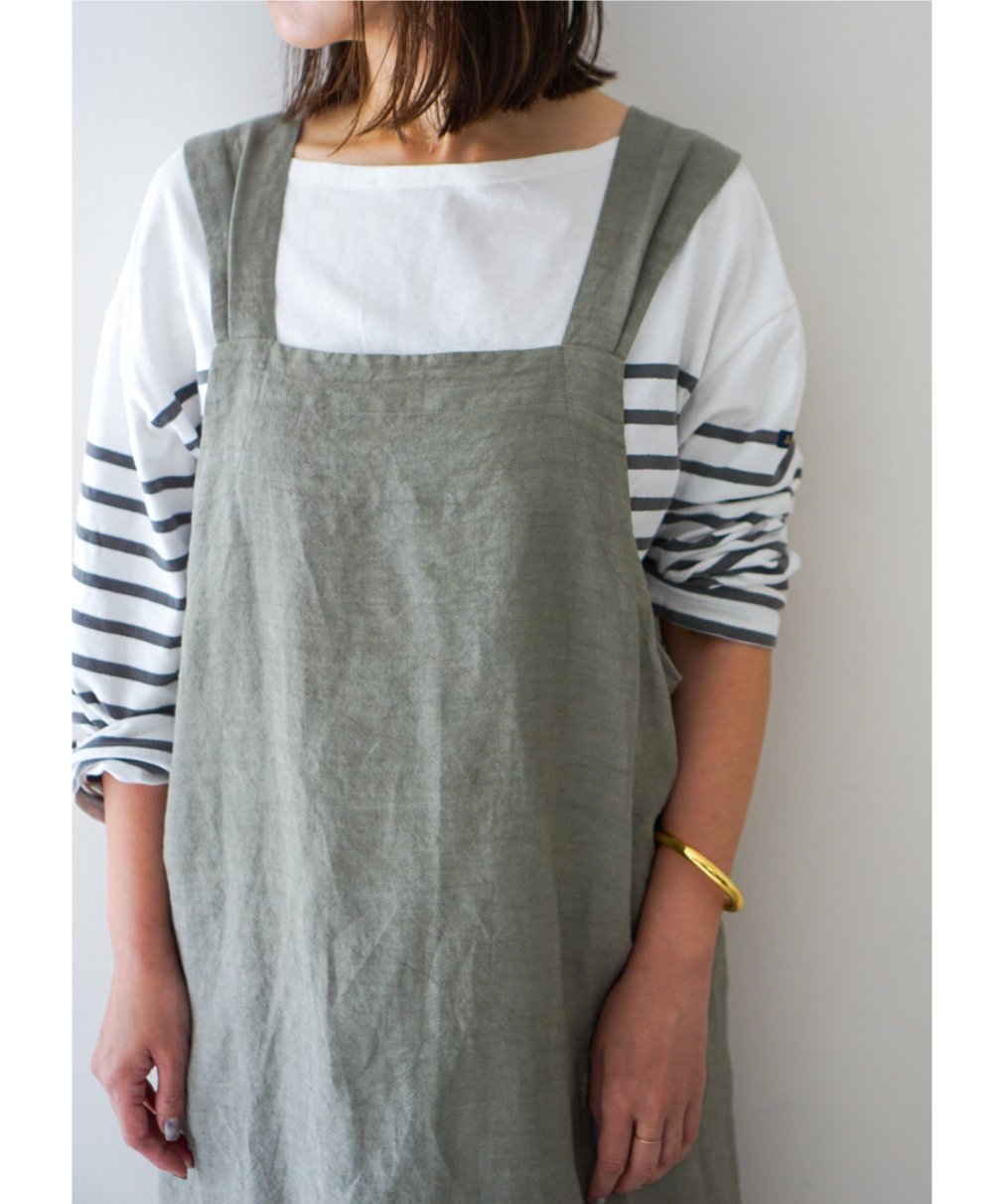 新品casapicone エプロングレー完売品