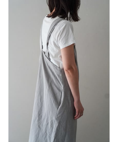 クロスエプロン　限定ペールグレー