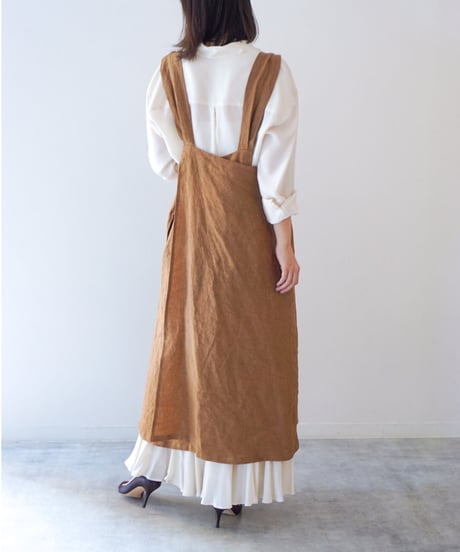 クロスエプロン　限定色キャメル