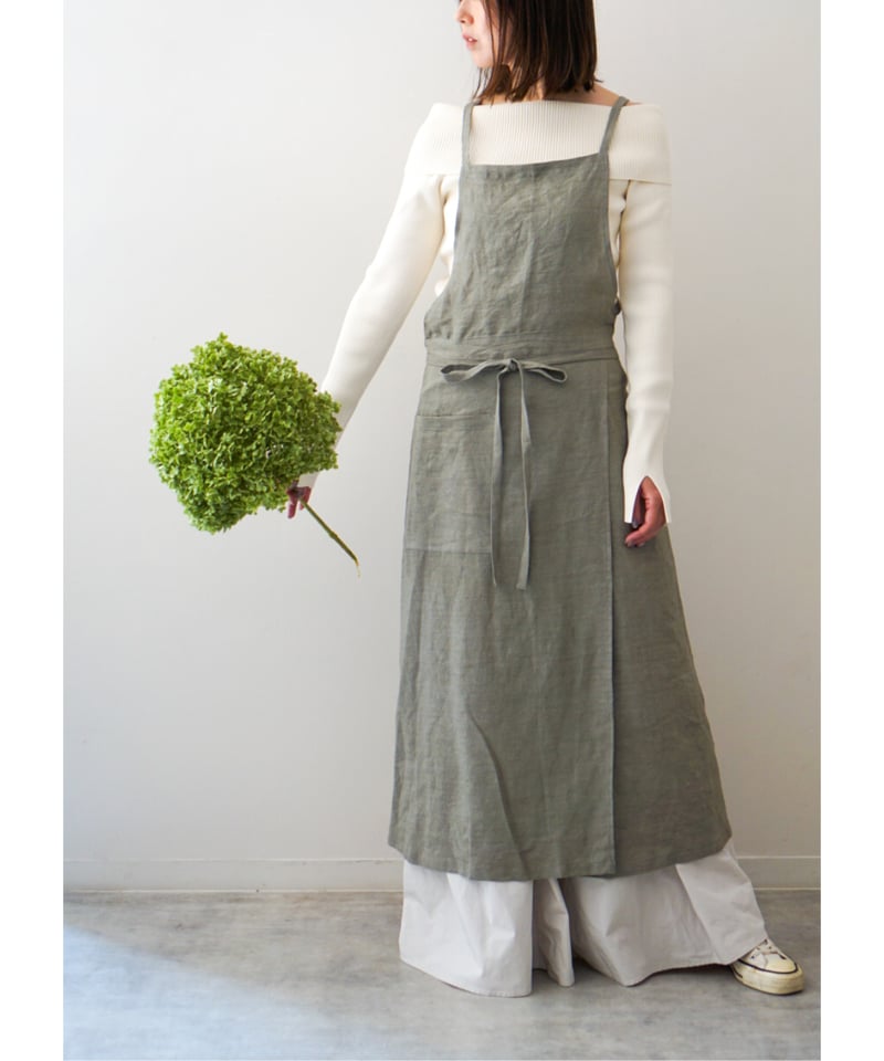 スリットエプロン グレー | E'PICE