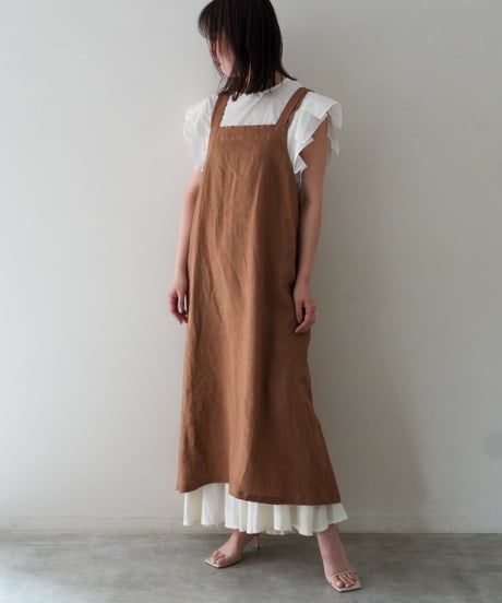 クロスエプロン　限定色キャメル