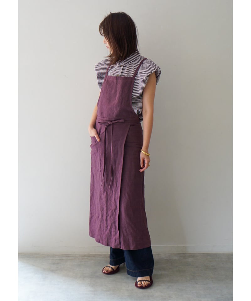 スリットエプロン バーカンディ | E'PICE