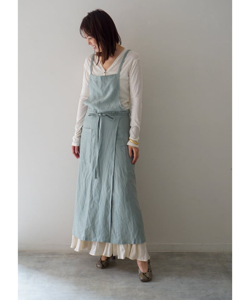 CONSTANCE SPRY 特製エプロンとマルチクロス（グリーン色） CONSTANCE SPRY 特製エプロンとマルチクロス（グリーン色）