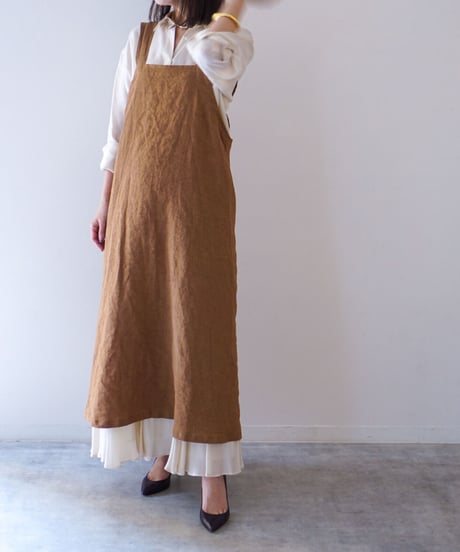 クロスエプロン　限定色キャメル