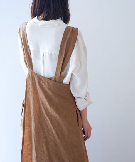 クロスエプロン　限定色キャメル