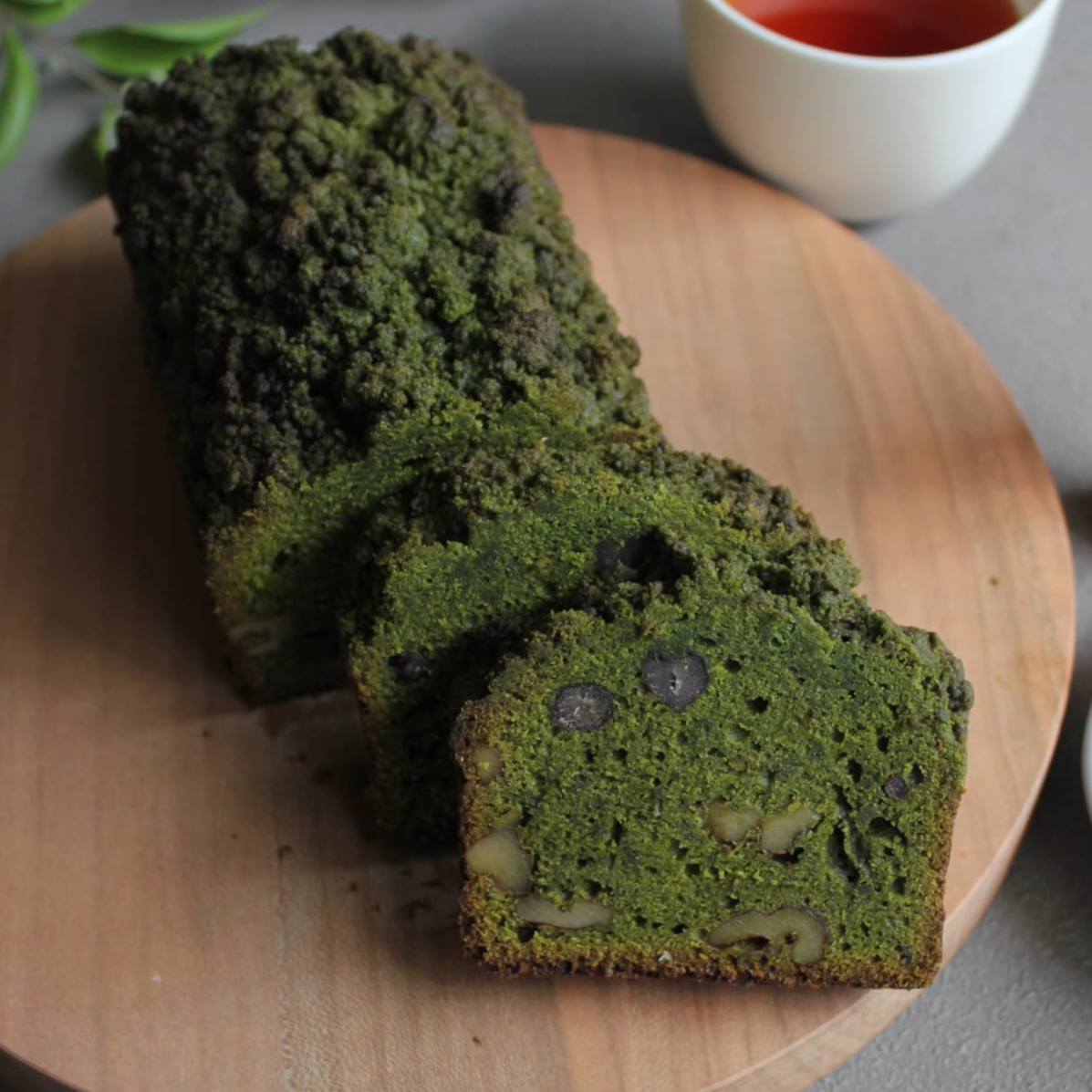 静岡抹茶と小豆とくるみのパウンドケーキ 1カット | SANOWA オンライン