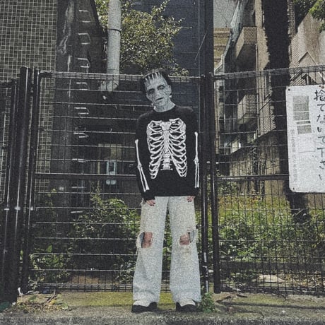 【受注生産】SCAB CLUB "BONE Long Sleeve T-shirts"