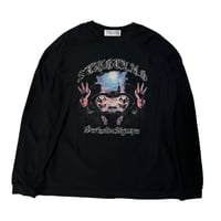 "PIERROT Long Sleeve T-Shirts" Black