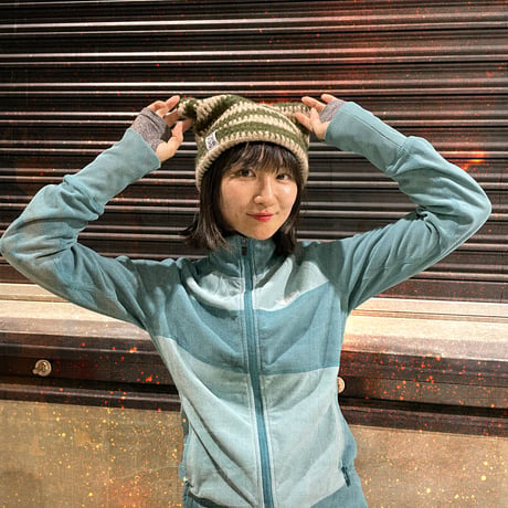 SCAB CLUB  “CAT KNIT CAP “ OLIVE