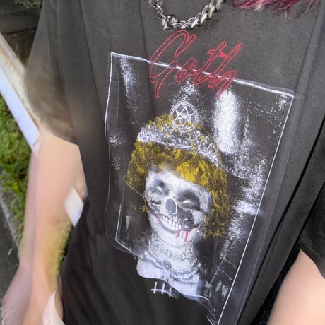 【受注販売】"GOTH" T-Shirts Natural Black