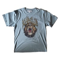SCAB CLUB “Tiger T-shirts" Acid Blue