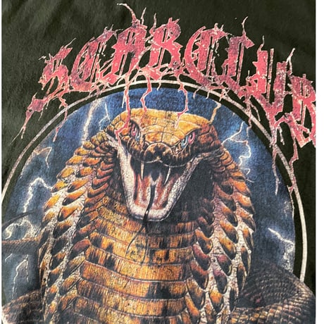 SCAB CLUB "SNAKE  T-shirts" Natural Black