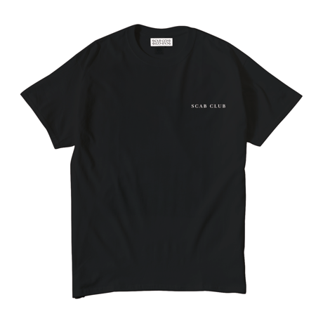 SCAB CLUB ”ANARCHY FLOWER T-Shirts" BLACK