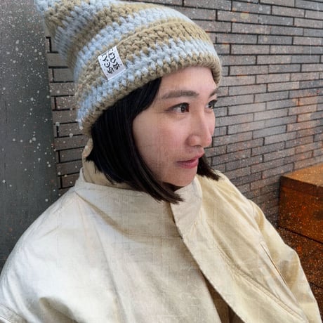 SCAB CLUB “CAT KNIT CAP “ BLUE