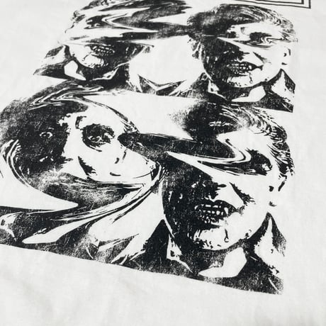 SCAB CLUB “PSYCHO T-shirts" White