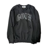 【受注販売】"GOTH" BORO SWEAT BLACK
