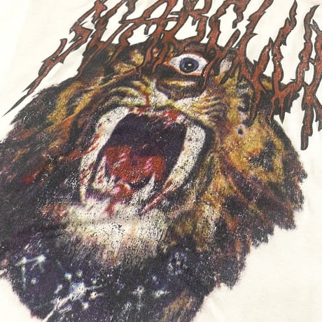 SCAB CLUB “Tiger T-shirts" White