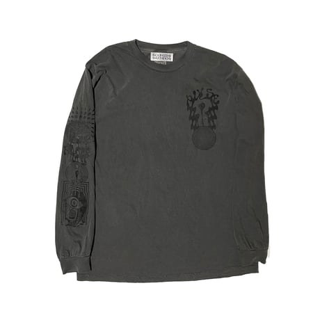 SCAB CLUB “PULSE Long Sleeve T-shirts" Matte Black