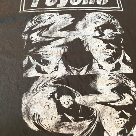 SCAB CLUB “PSYCHO T-shirts" Natural Black